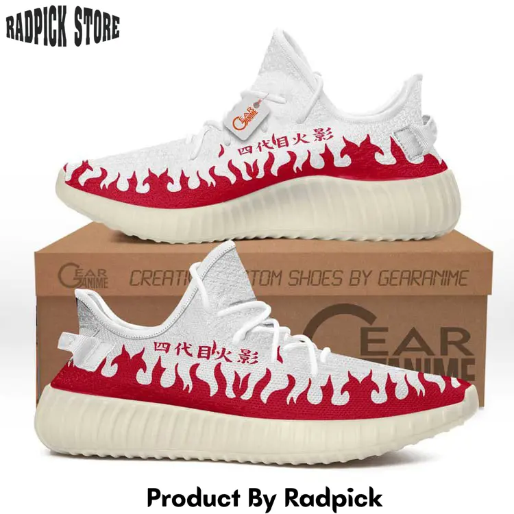 Minato namikaze symbol yeezy shoes anime sneakers  rp133133133